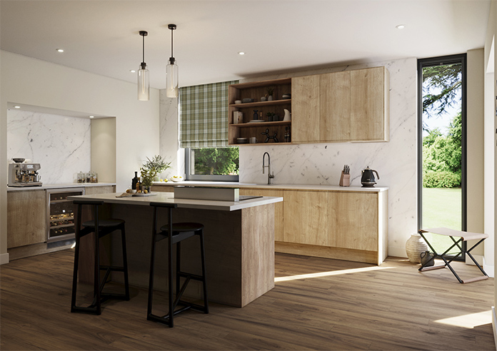 Laura Ashley Alfriston, Sage - Twist&Fit Roman Blind - Image 7